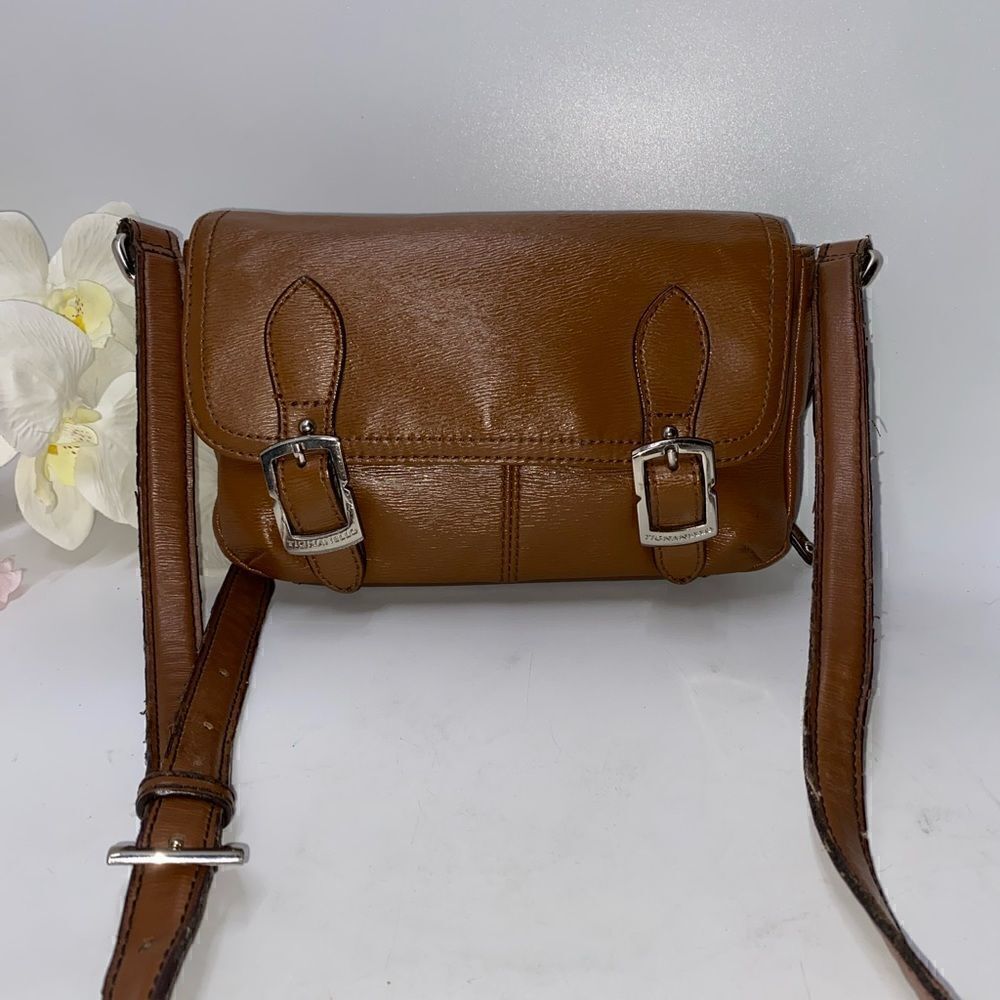 Tignanello Leather Flap  Crossbody Bag